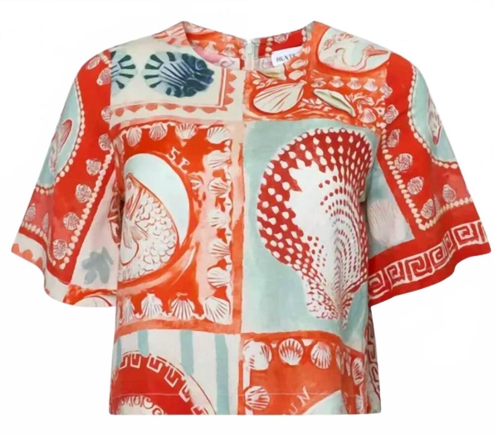 NEW HUNTER BELL women's maeve top in lost at sea